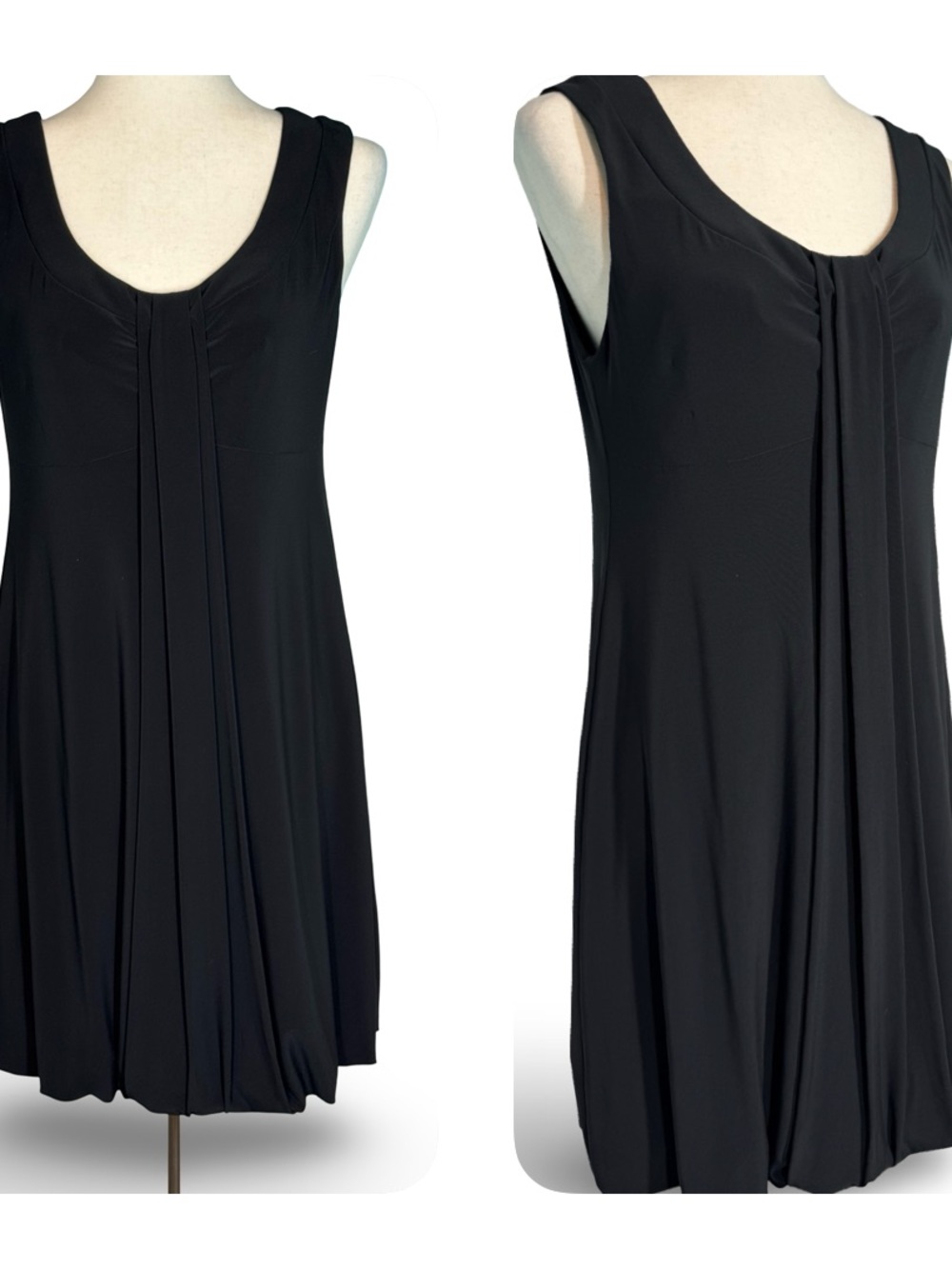 A.B.S. Little Black Dress Swing Flow Sleeveless Casual SZ S